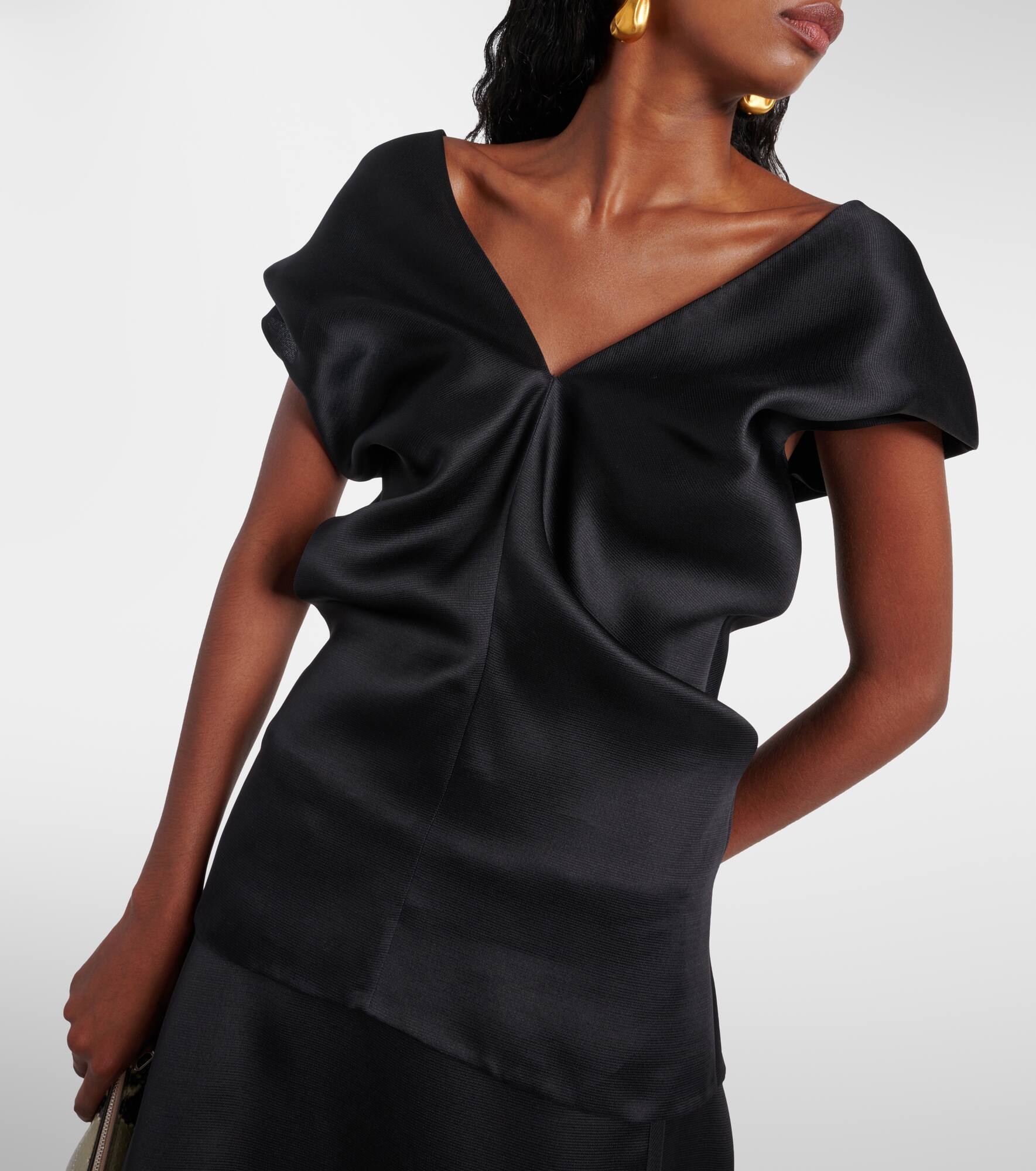 Ami silk satin top - 5