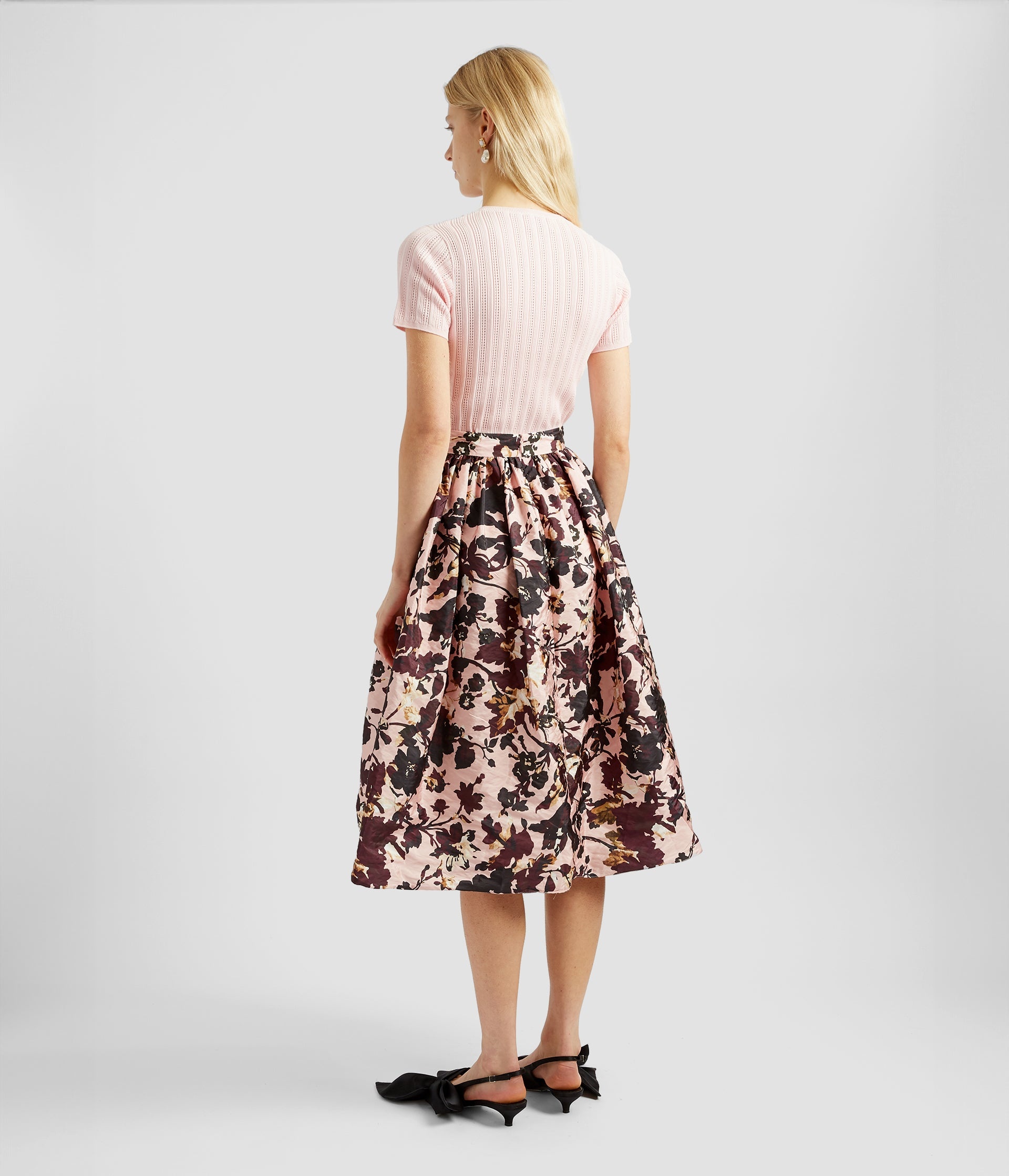 VOLUME MIDI SKIRT - 3