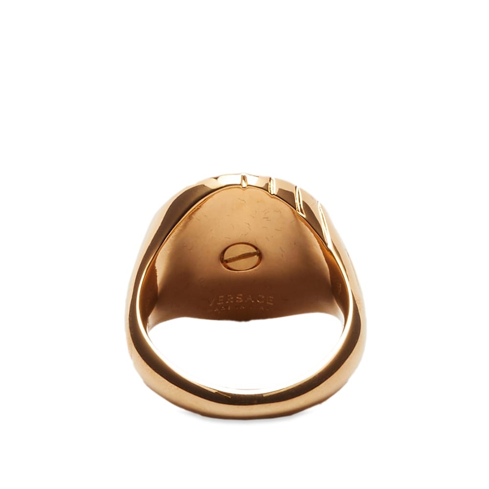 Versace Logo Medusa Signet Ring - 3