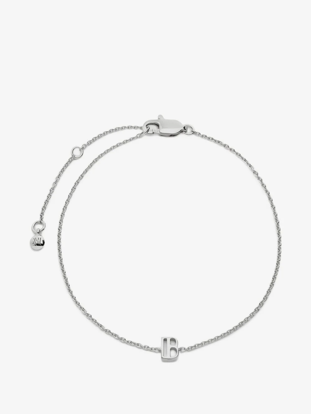 Initial B chain bracelet - 1