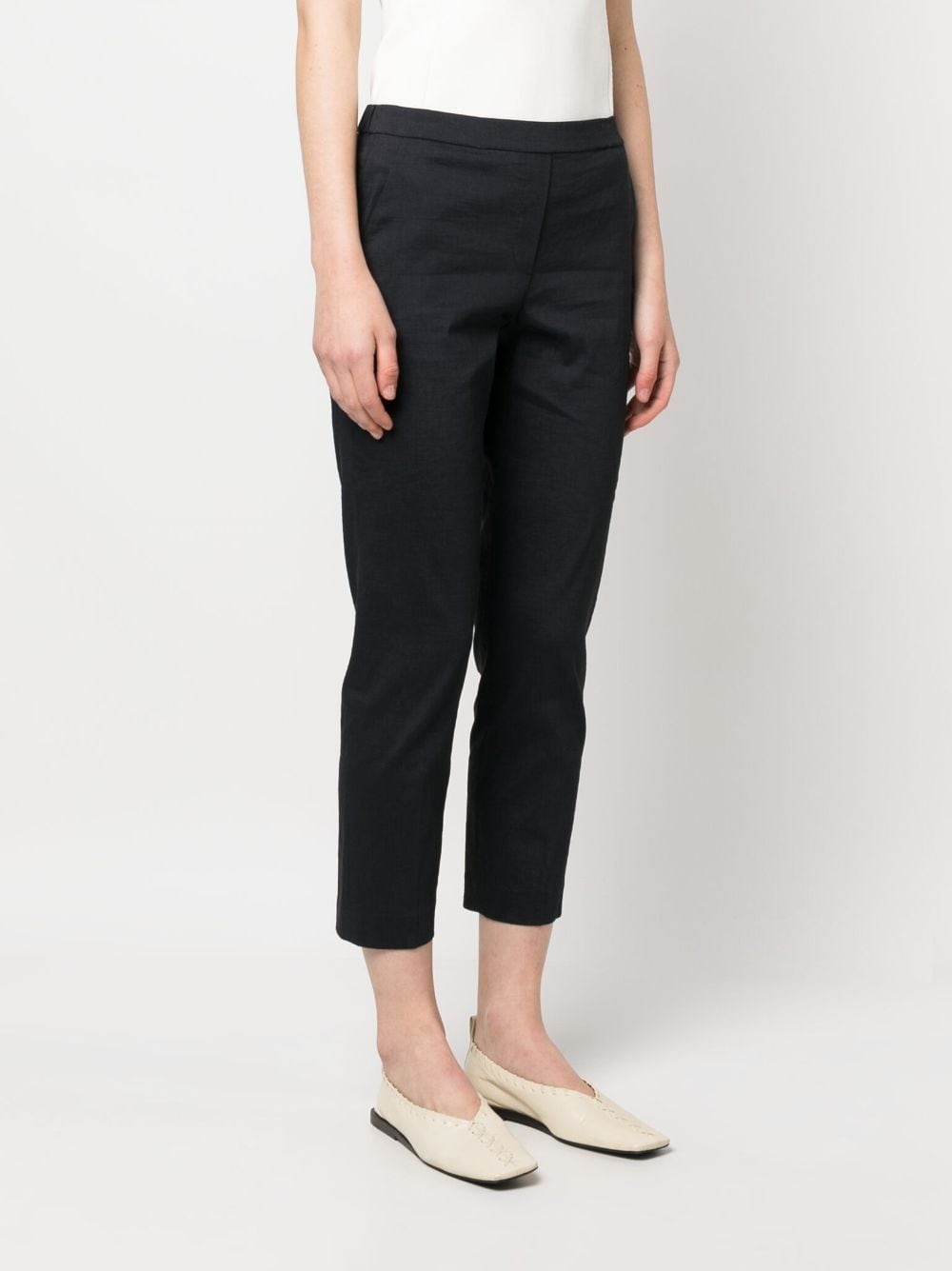 mid-rise cropped trousers - 3