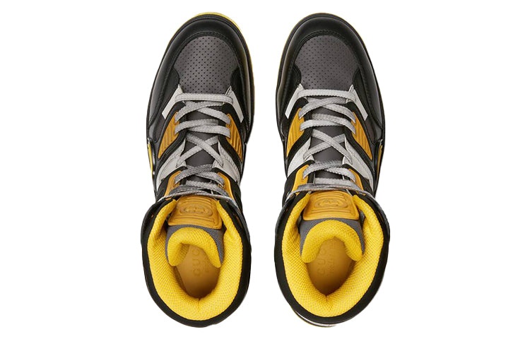 Gucci Basket High 'Black Demetra Yellow' 661308-2SH90-1098 - 4