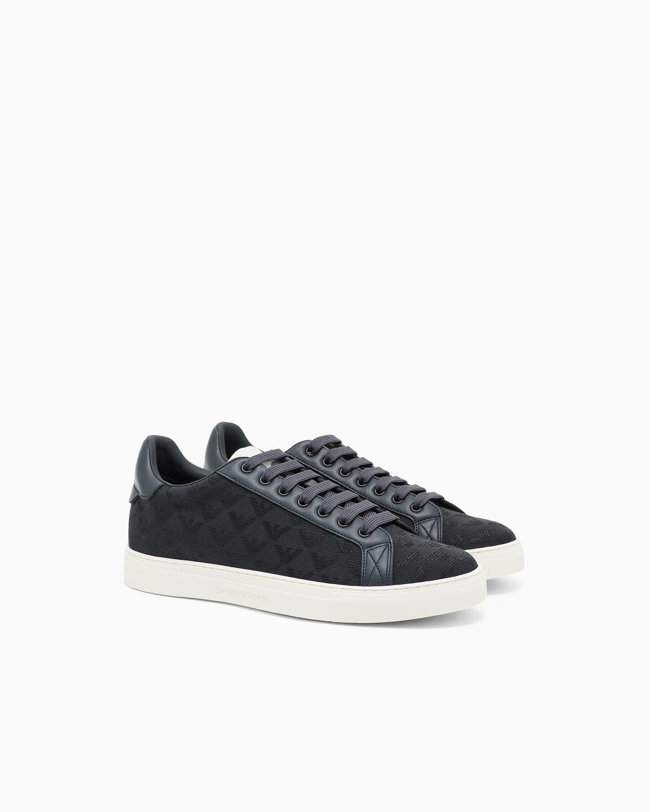 NYLON SNEAKERS WITH JACQUARD ALL-OVER EAGLE - 2