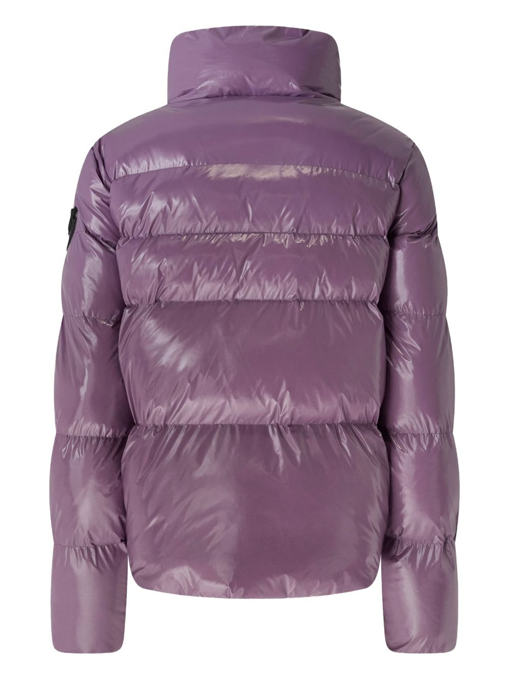 high-neck quilted jacket - 2