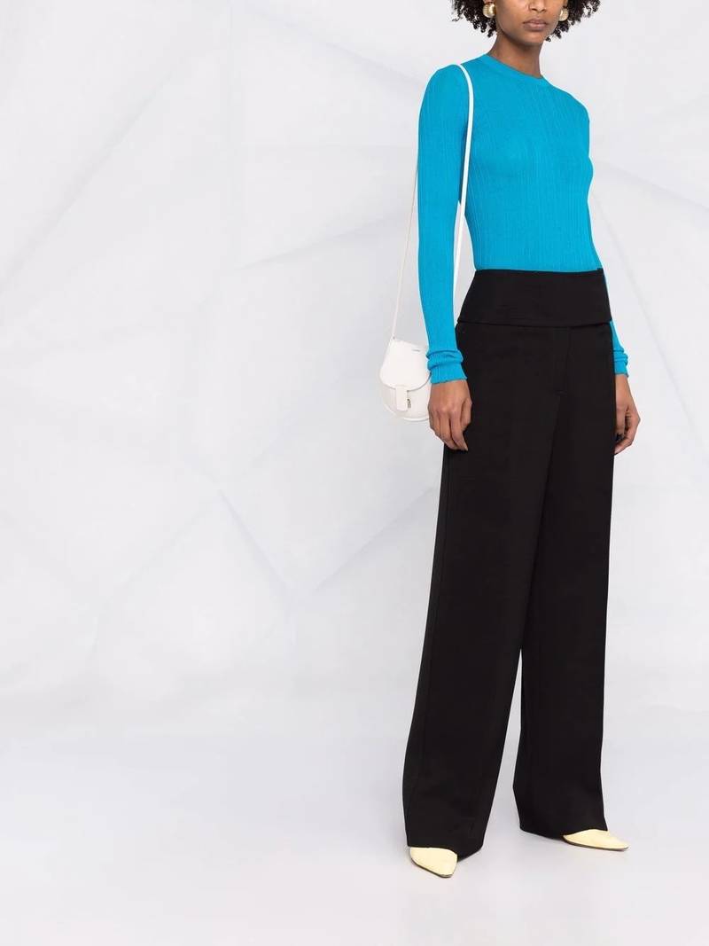 Jil Sander high-waisted wide-leg trousers outlook