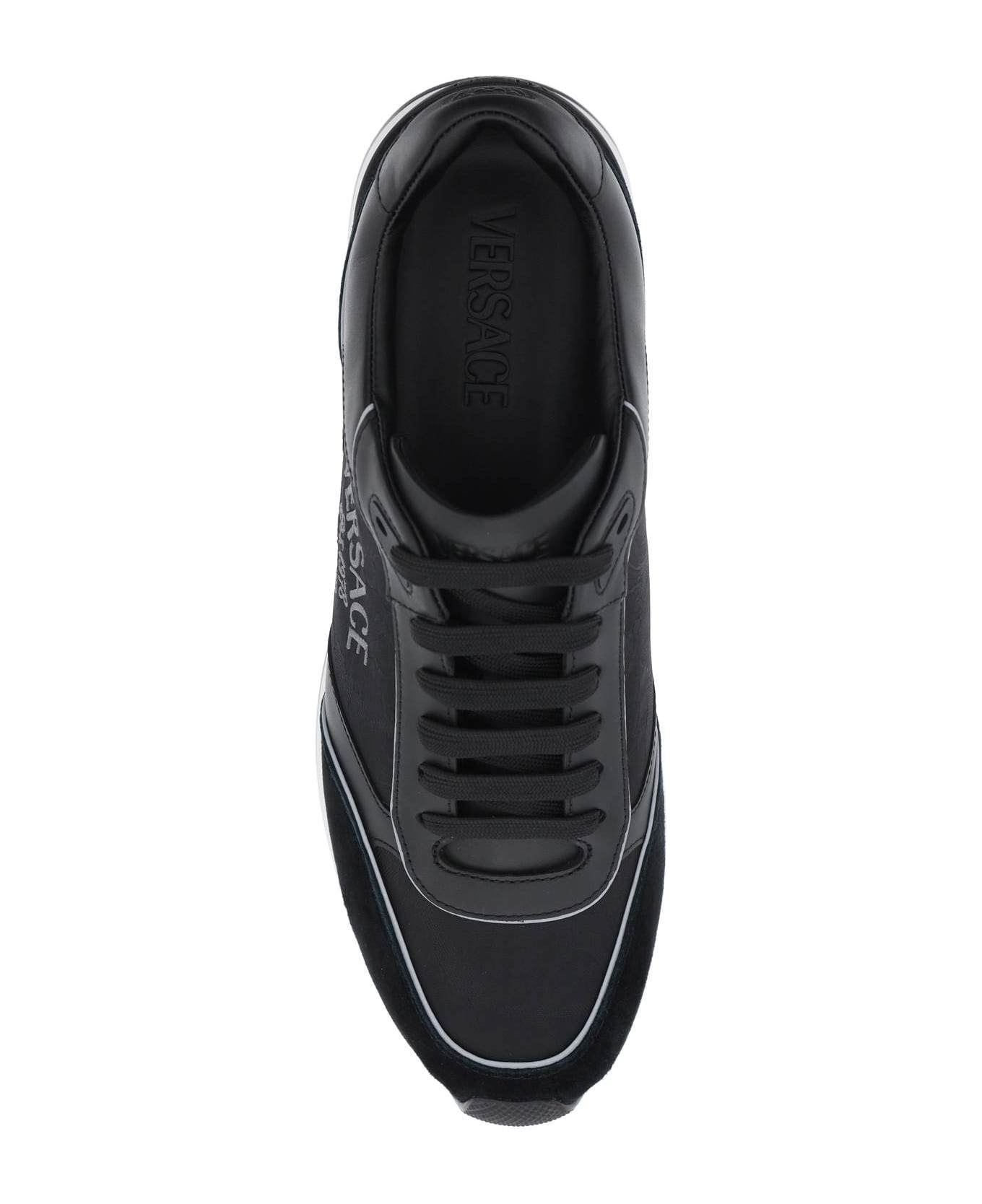 Milano Round-toe Lace-up Sneakers - 2