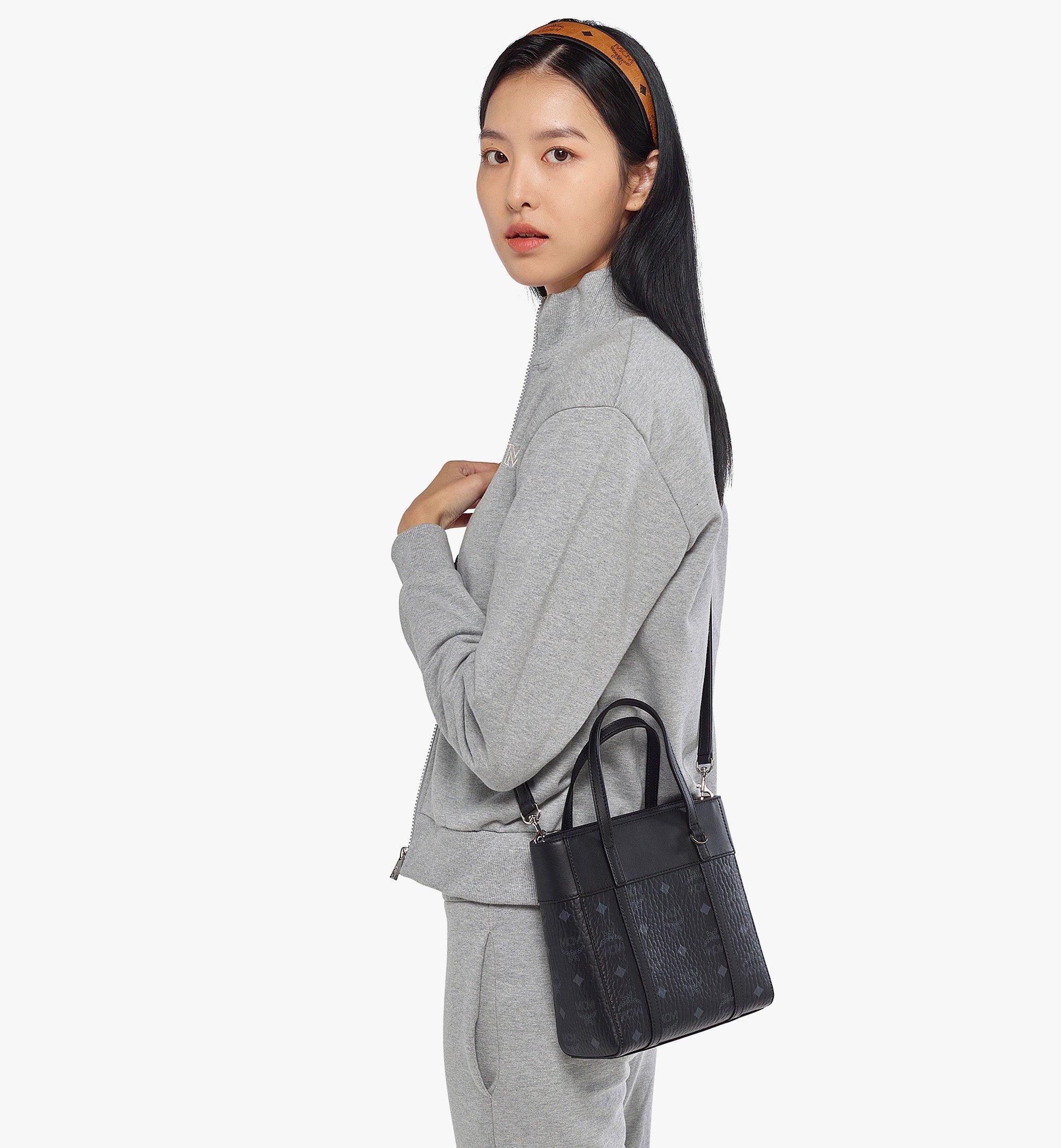 Aren Top-Zip Shopper in Visetos Leather Mix - 2