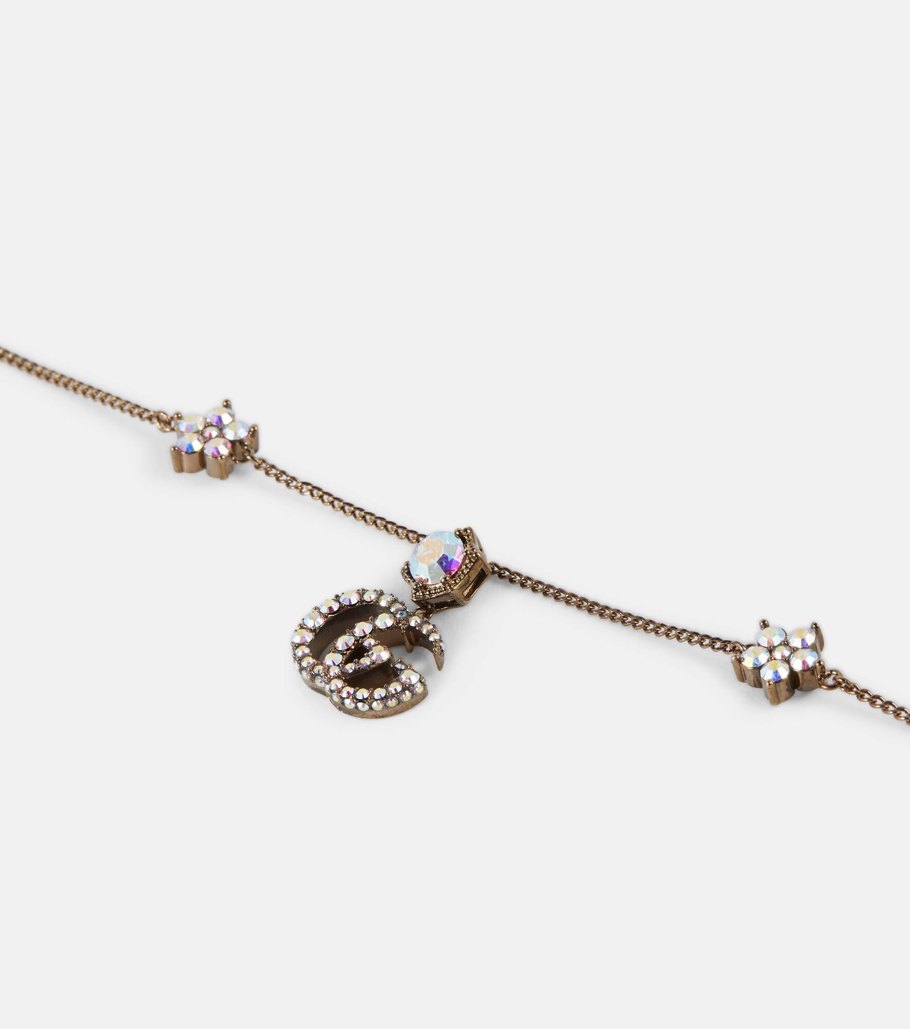 Double G embellished necklace - 4