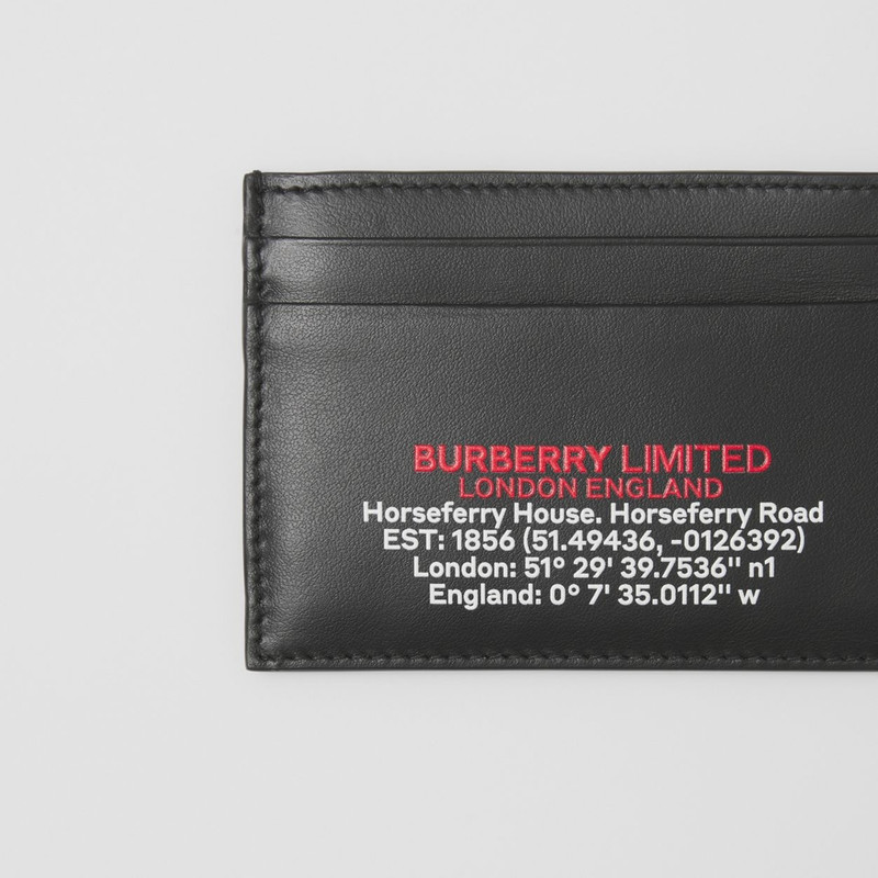 Burberry Location Print Leather Card Case – Online Exclusive outlook