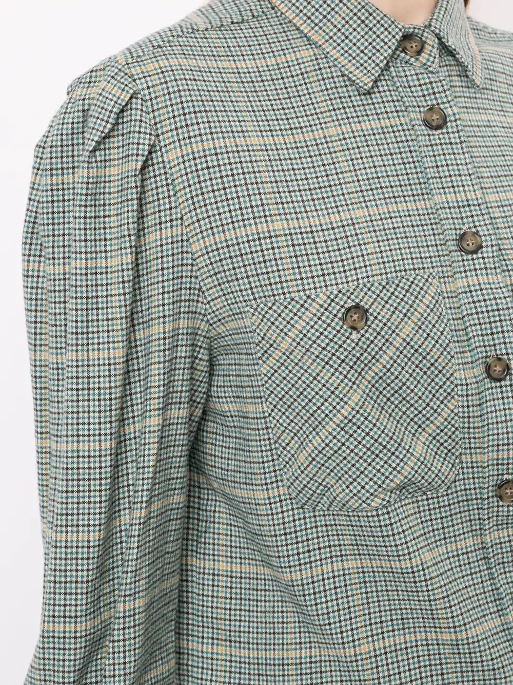 Falco checked long-sleeved shirt - 5