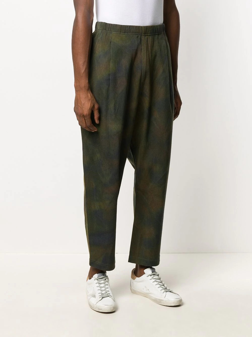 space-dye pleated trousers - 3