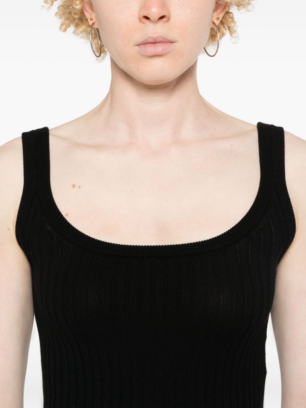 scoop-neck crop top - 5