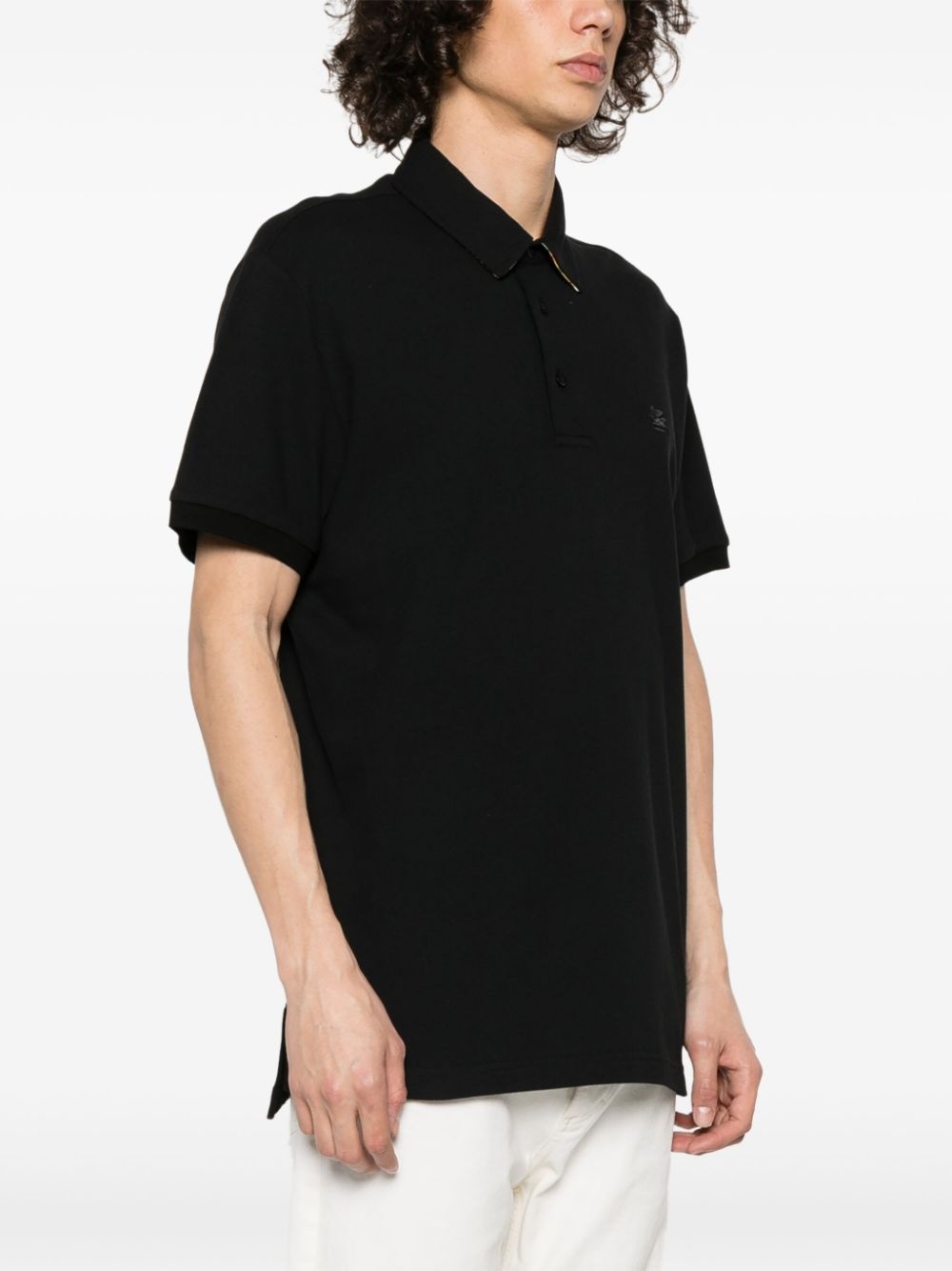 Pegaso-motif polo shirt - 5
