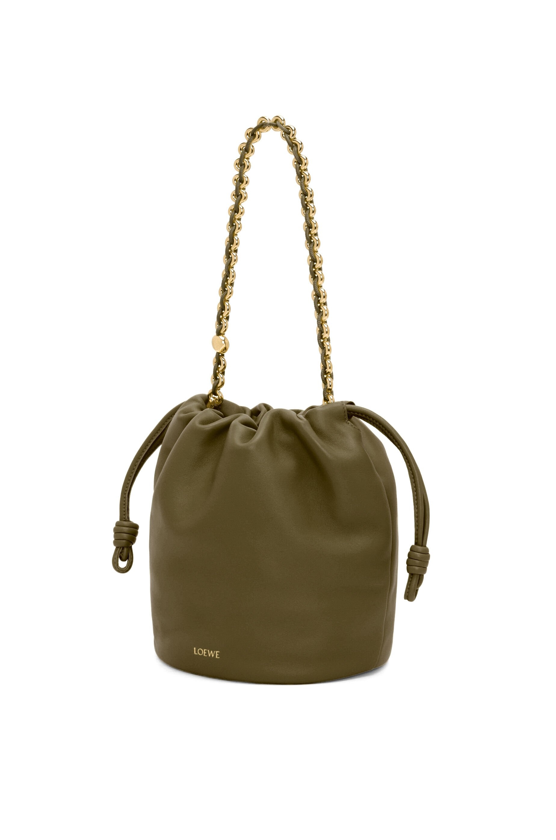 Flamenco Purse Bucket bag in mellow nappa lambskin - 5
