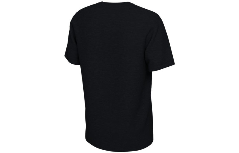 Nike Nike Alphabet Basketball Printing Tee 'Black Yellow Blue' FD9853-011 outlook