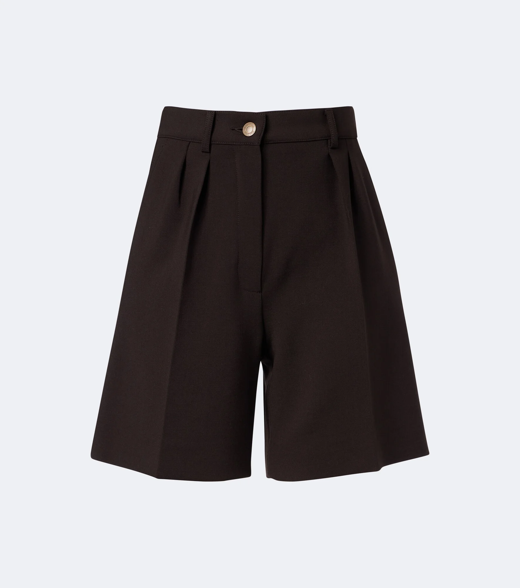 Wool-blend Bermuda shorts - 1