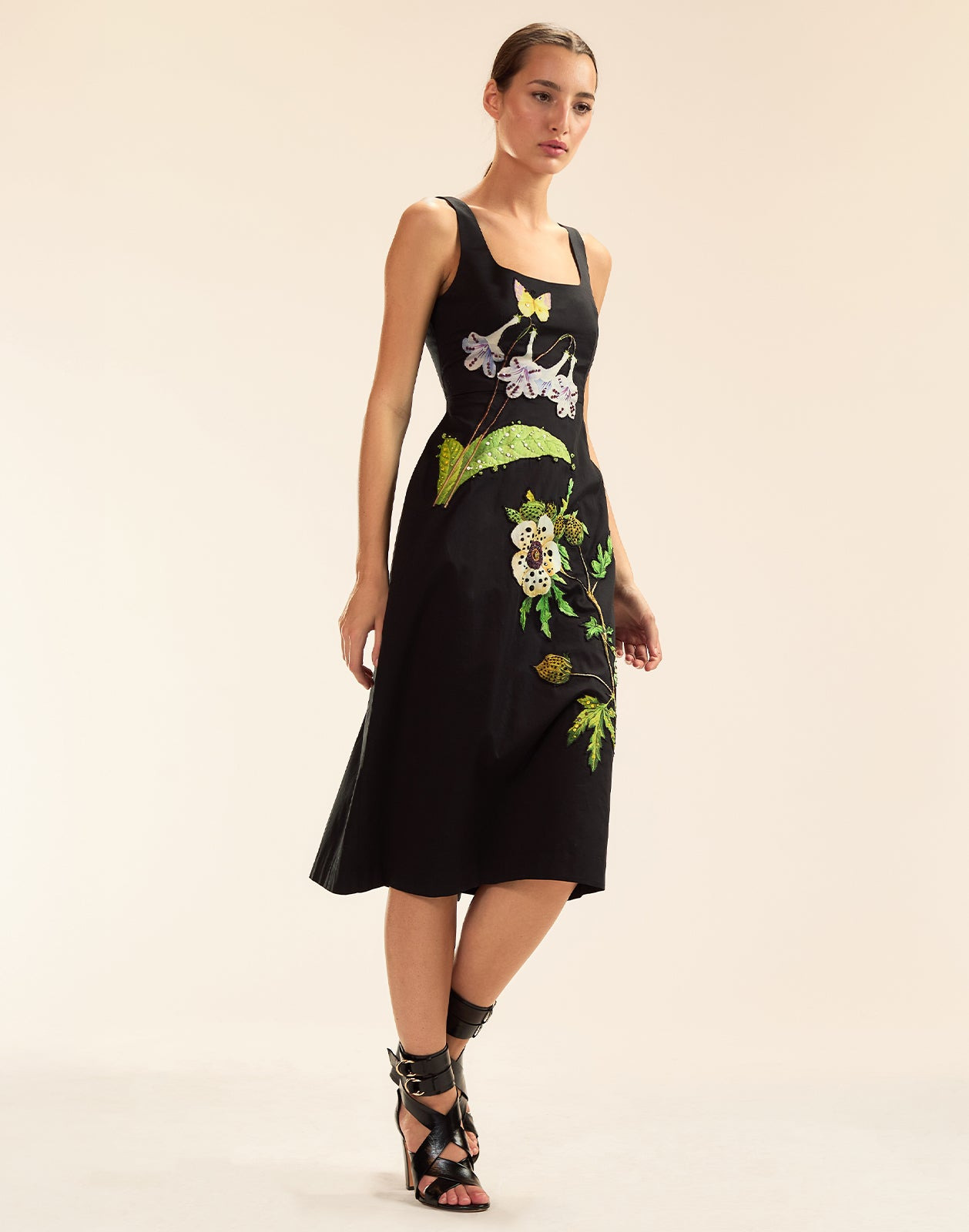 Embellished Bellflower Dress - 5