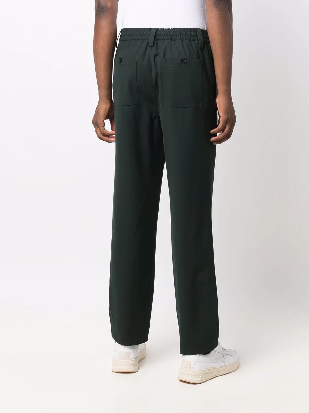 straight-leg tailored trousers - 4