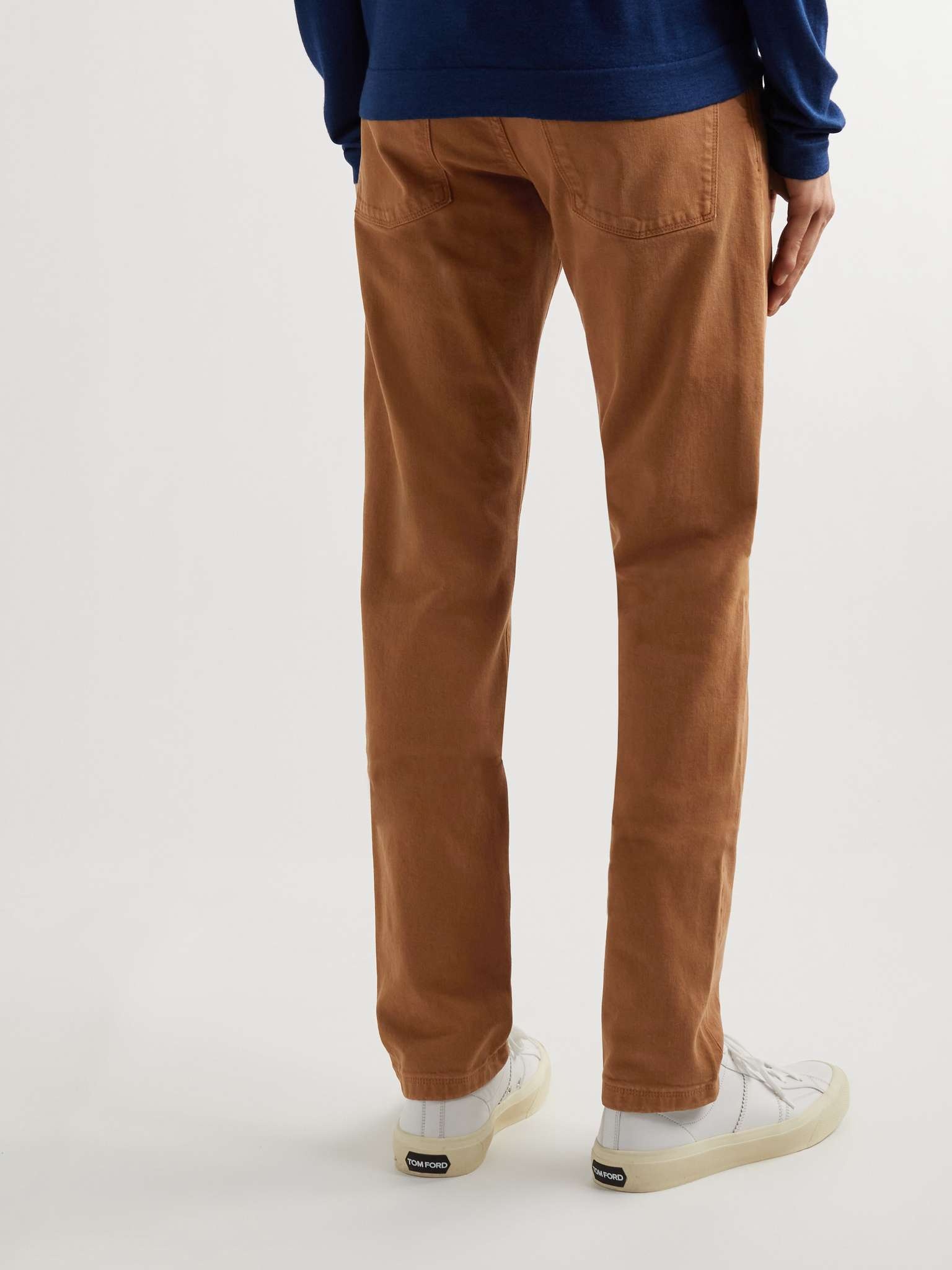 Straight-Leg Garment-Dyed Jeans - 4