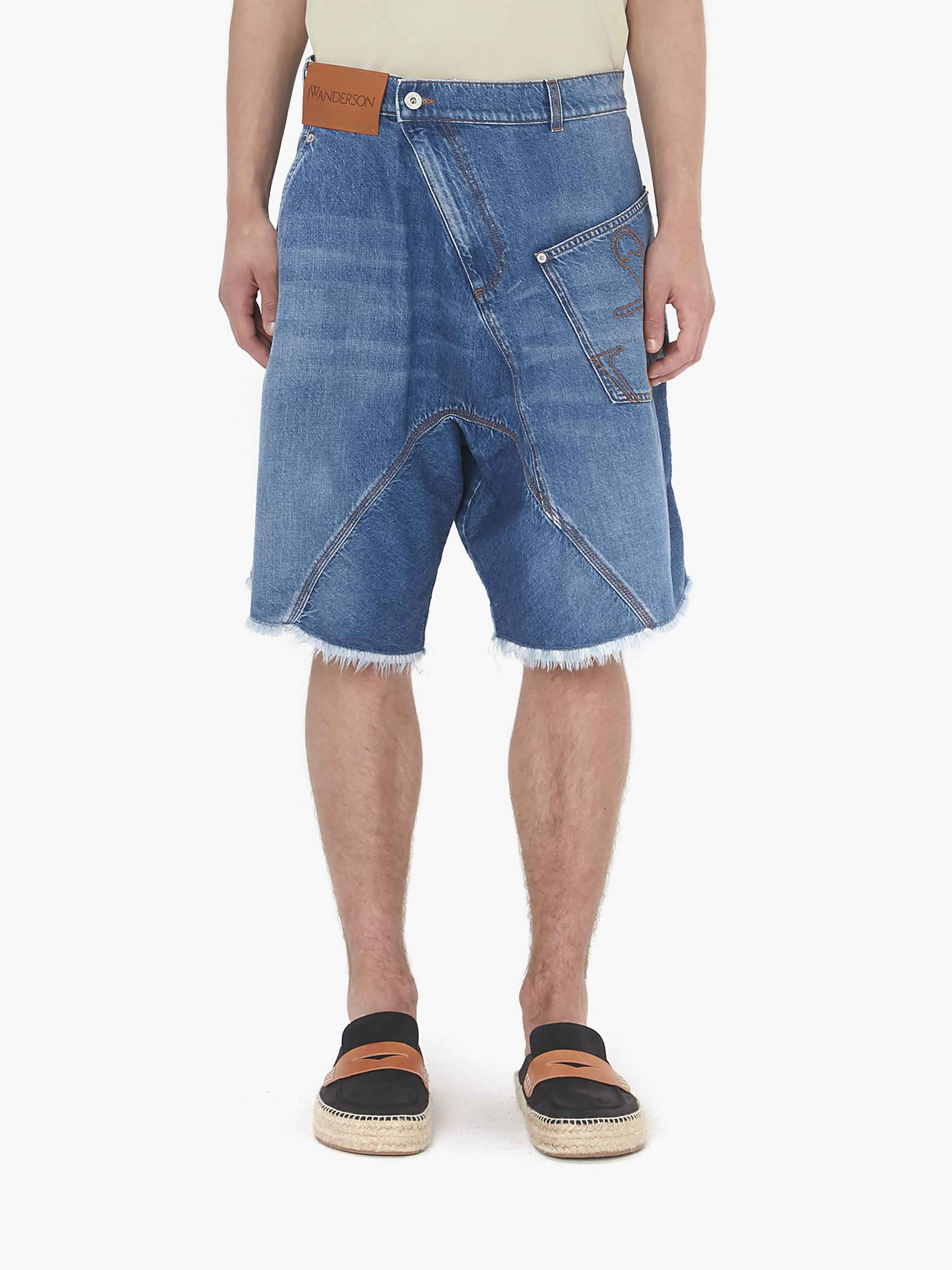 TWISTED WORKWEAR DENIM SHORTS - 2