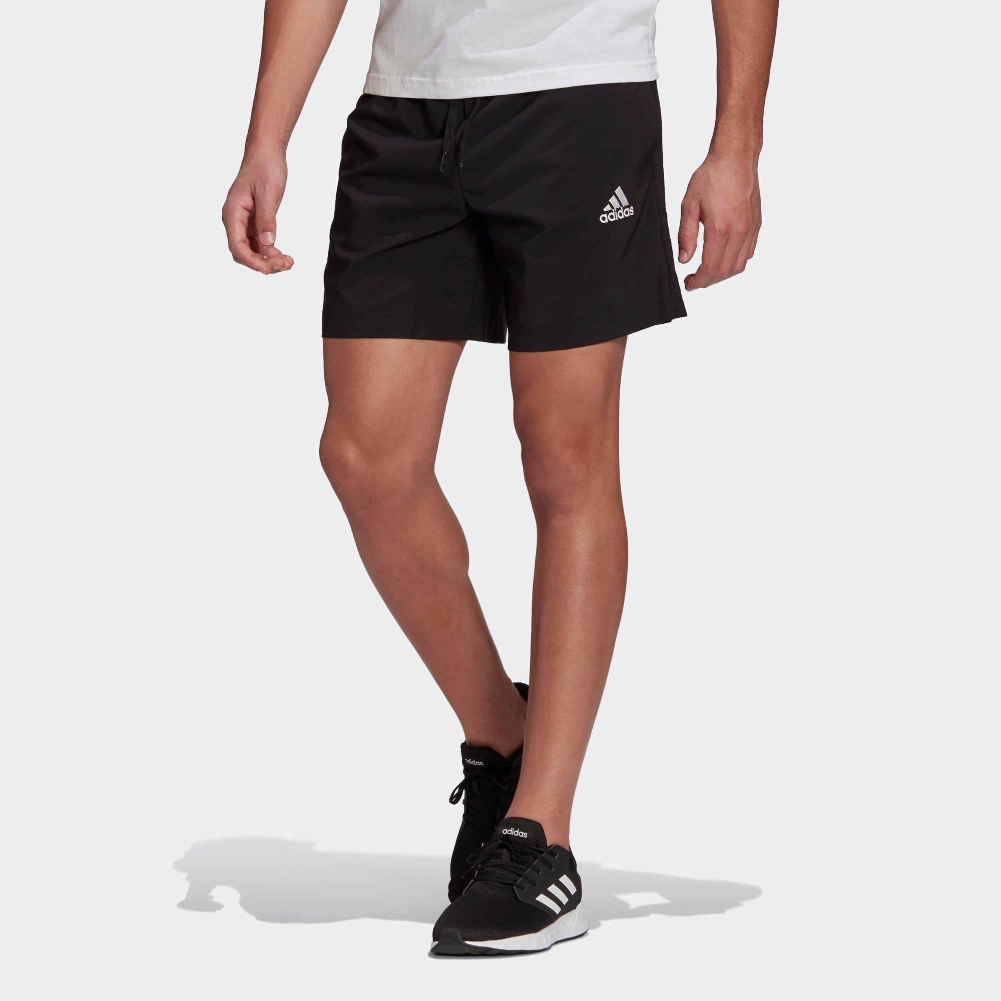 adidas M Sl Chelsea Logo Drawstring Sports Shorts Black GK9602 - 2