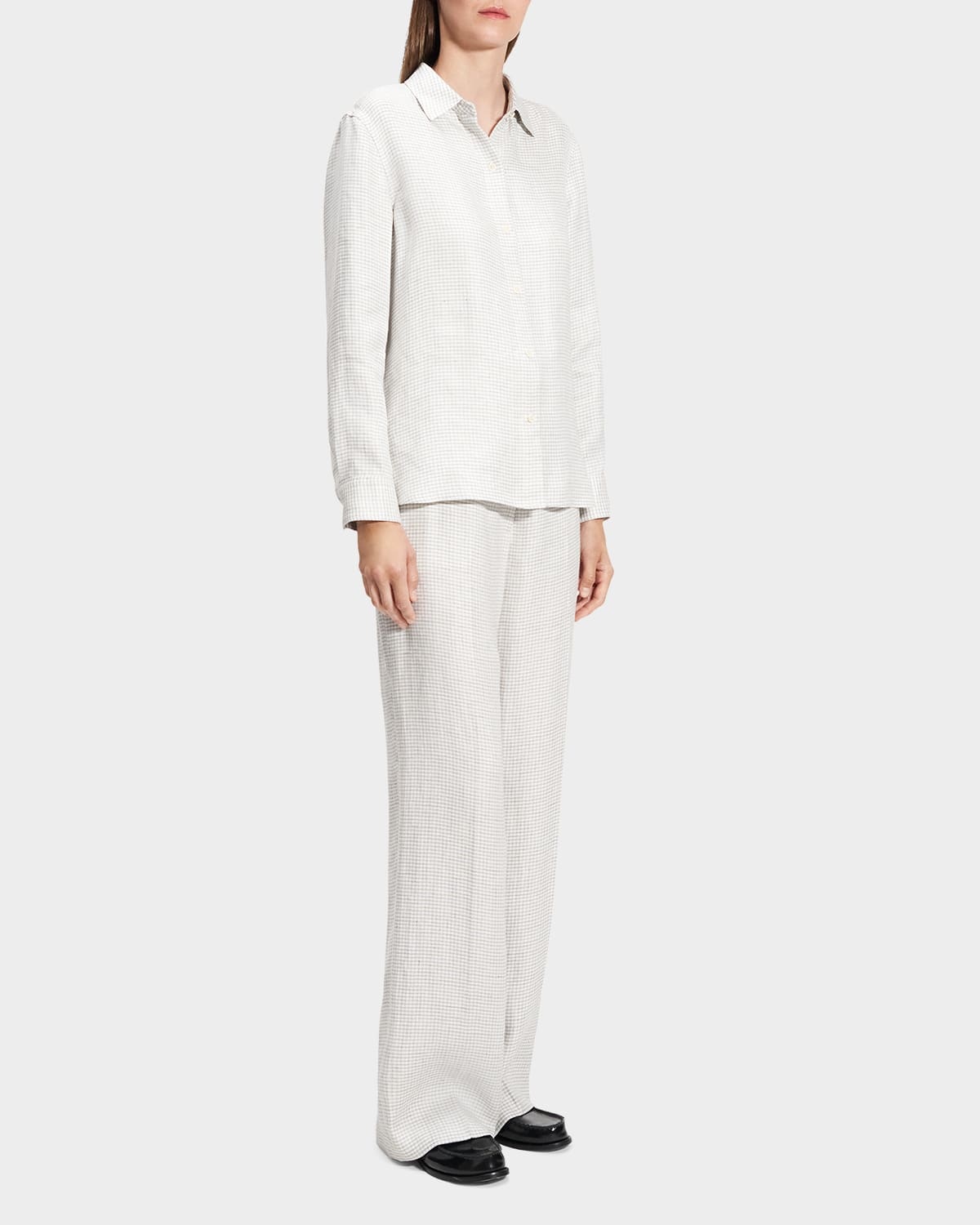 Long-Sleeve Straight Shirt - 4