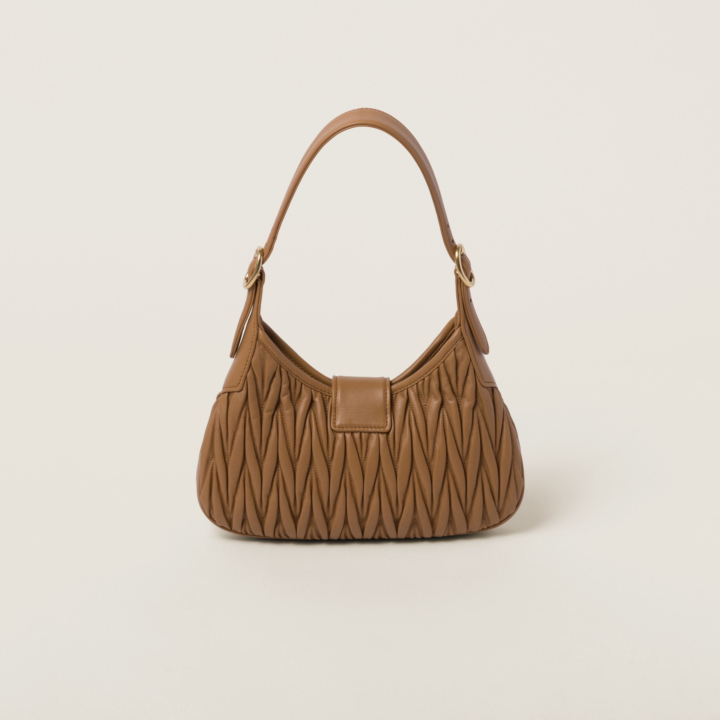 Miu Miu Matelassé nappa leather hobo bag | REVERSIBLE