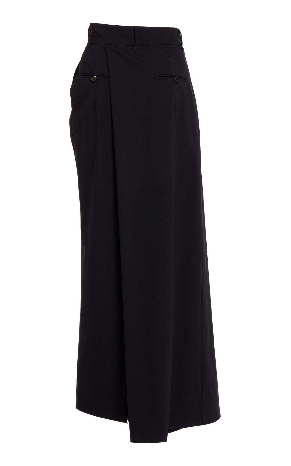 DECONSTRUCTED TROUSERS SKIRT BLACK - 10