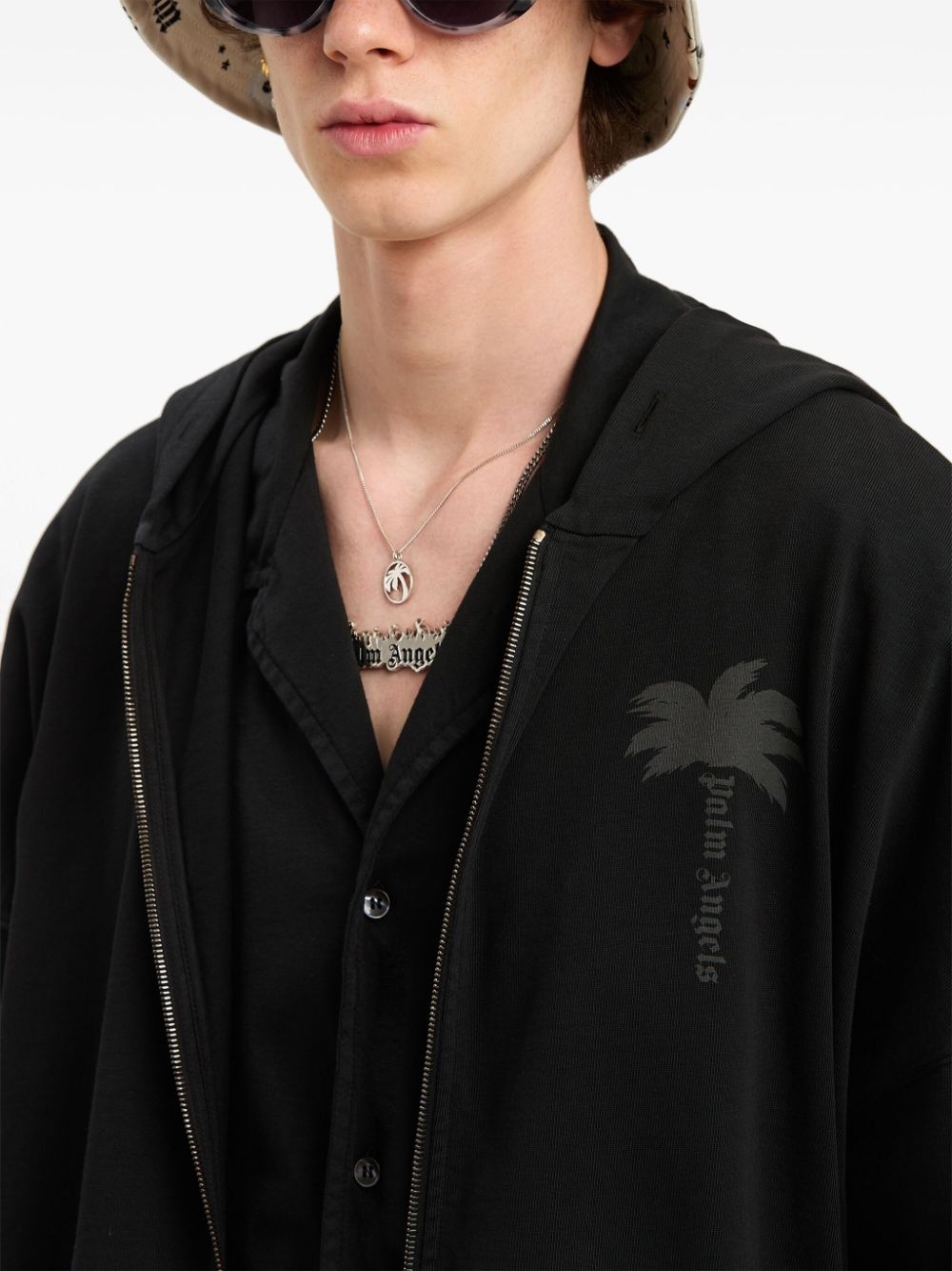 Palms zipped hoodie - 6