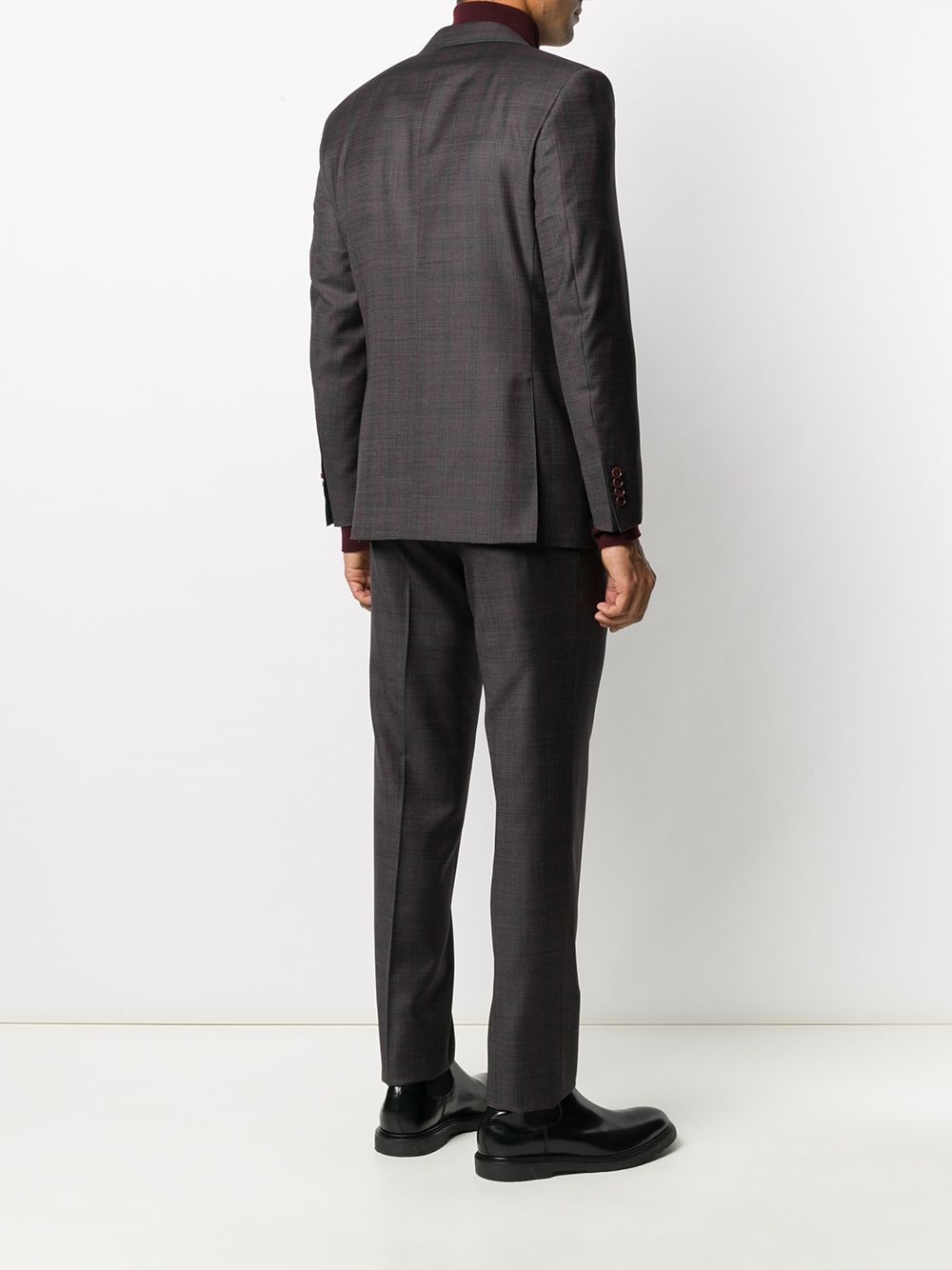 two-piece wool suit - 4