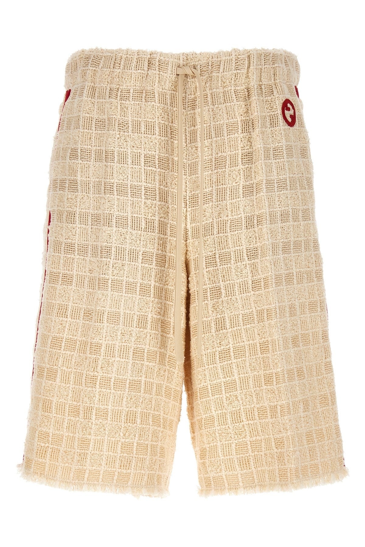 ショートパンツ GUCCI Contrast band tweed bermuda shorts GUCCI Gucci Women Contrast Band Tweed Bermuda Shorts