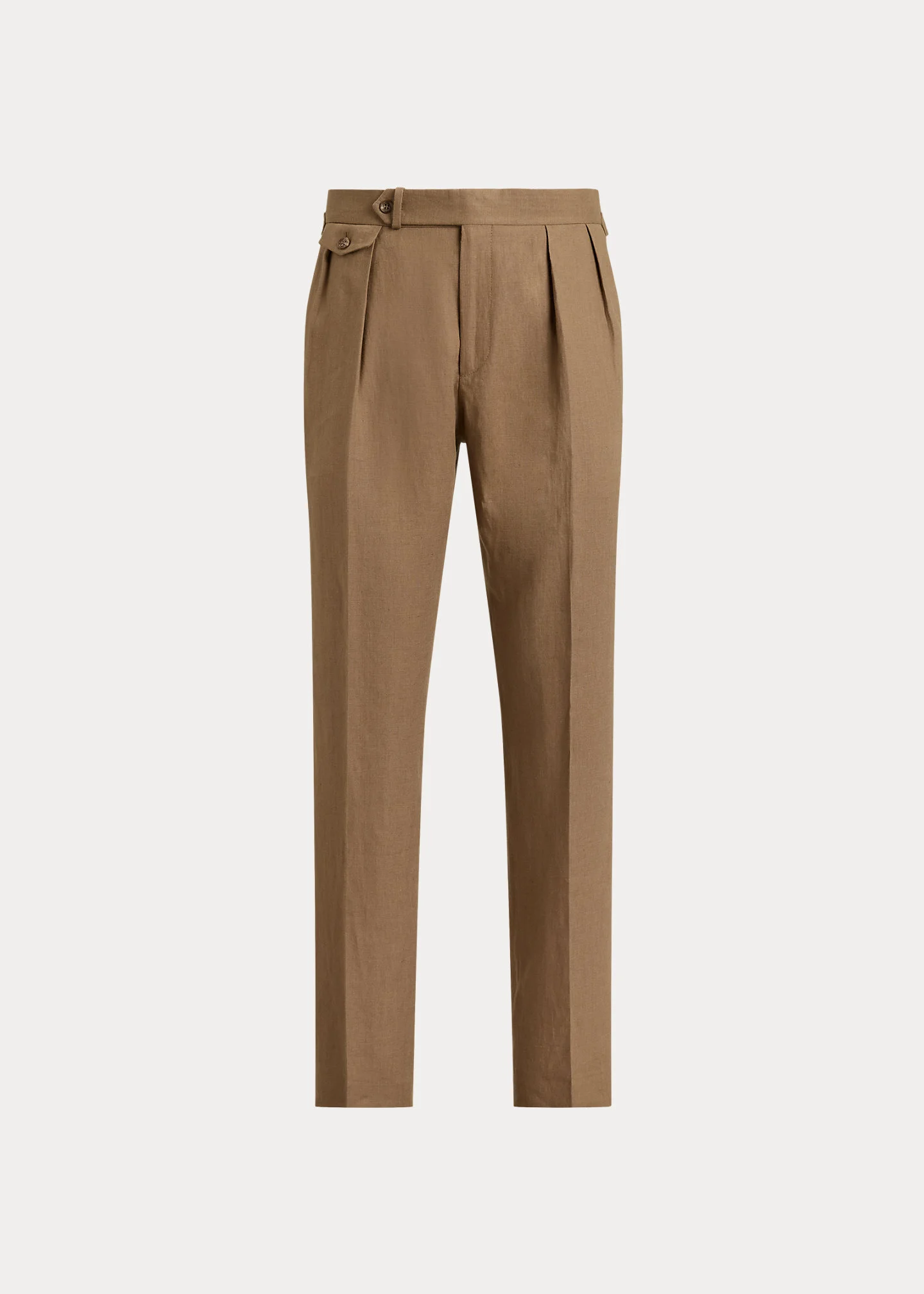 Pleated Linen Suit Trouser - 1