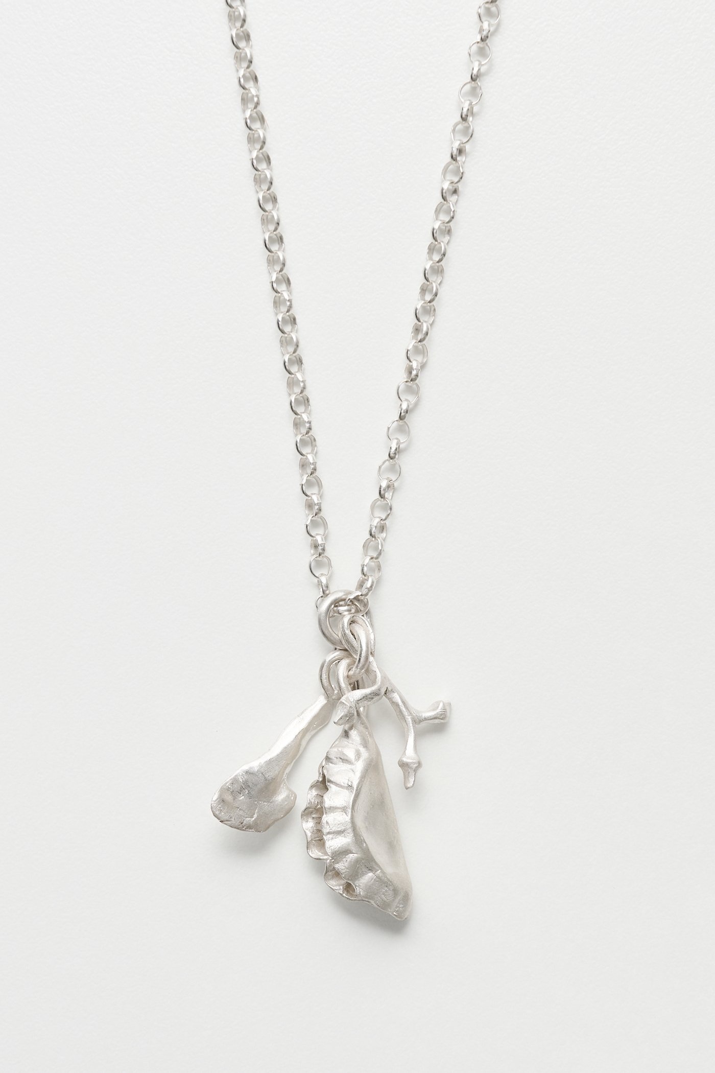 Beach Scrapper Necklace Silver - 2