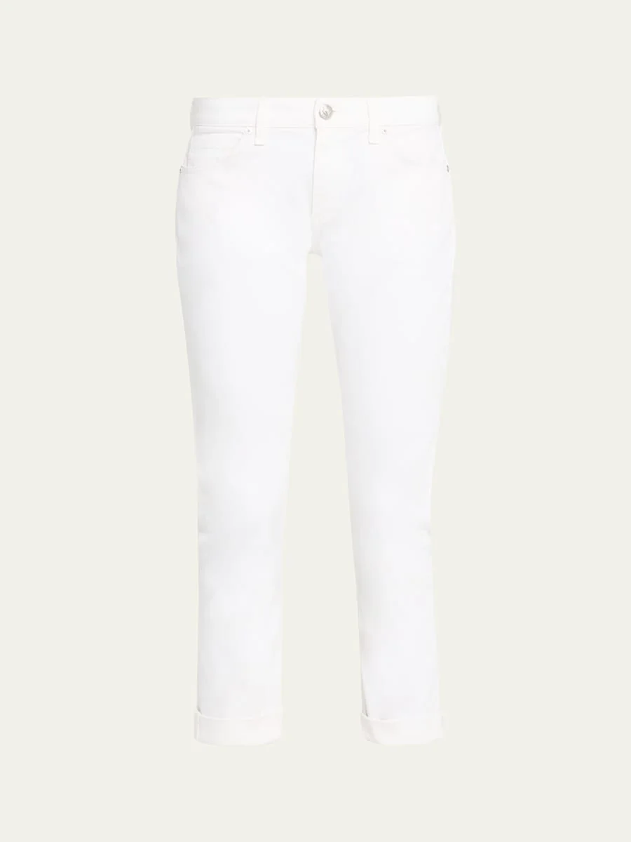 Dre Low-Rise Slim Boyfriend Jeans - 1