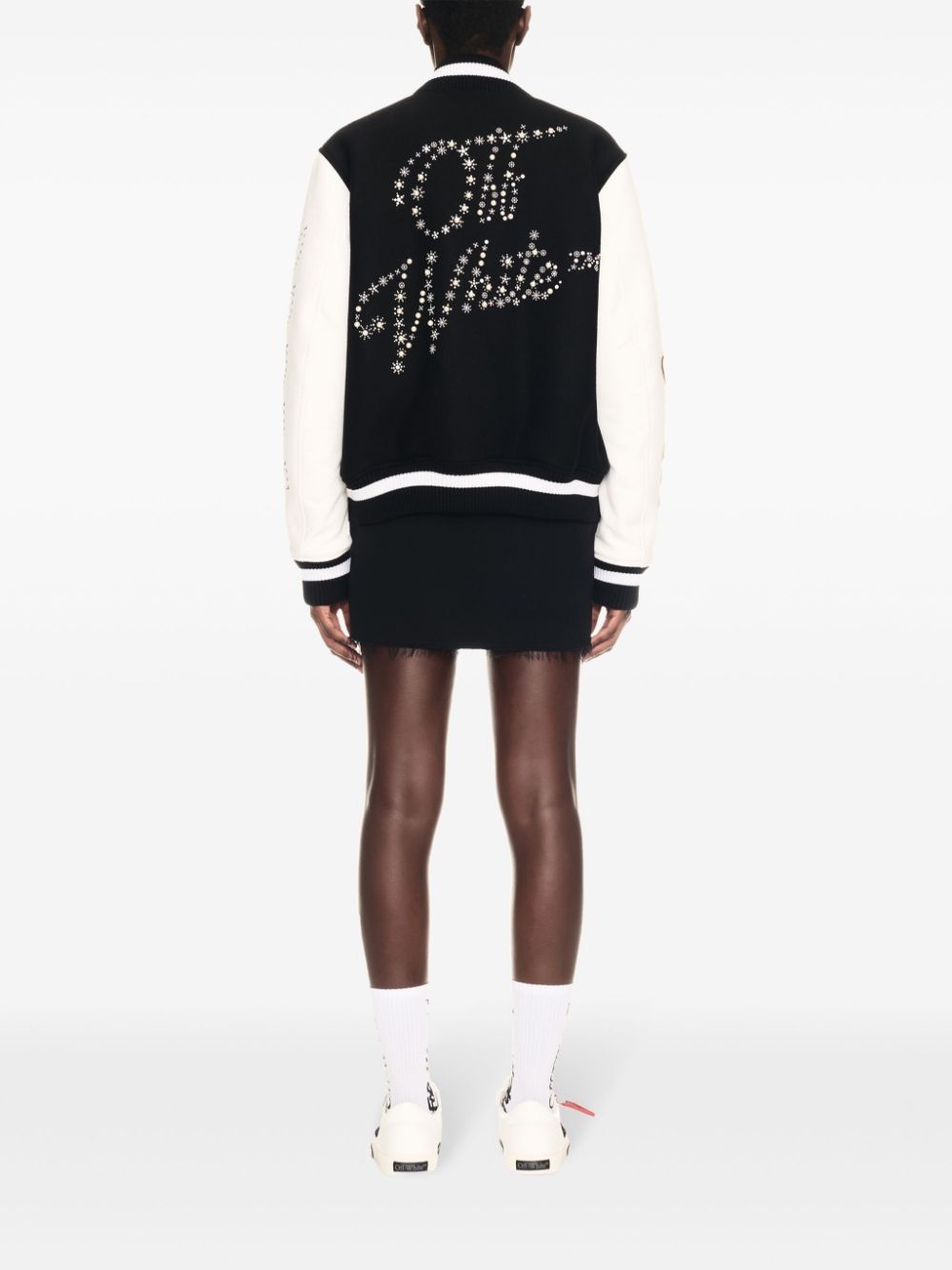 Wo Bling Stars varsity jacket - 4