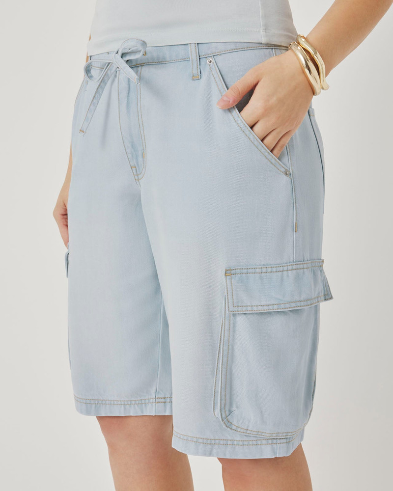 Splendid Lounge Denim Cargo Short outlook