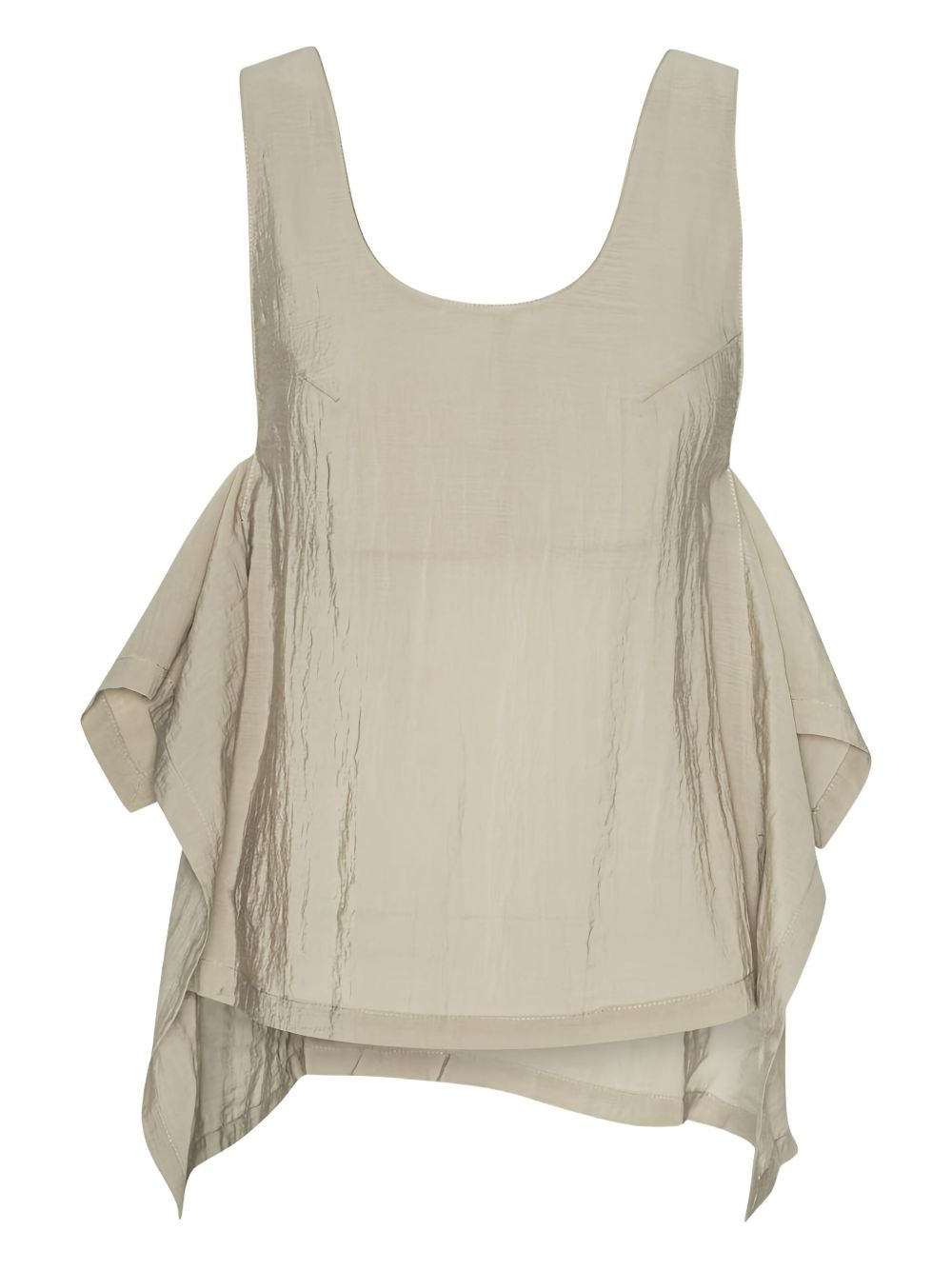 ruffled asymmetric blouse - 1