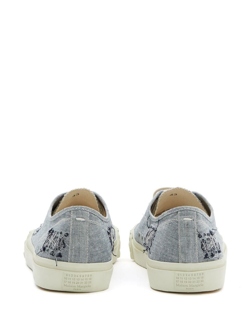 distressed-effect Tabi sneakers - 3