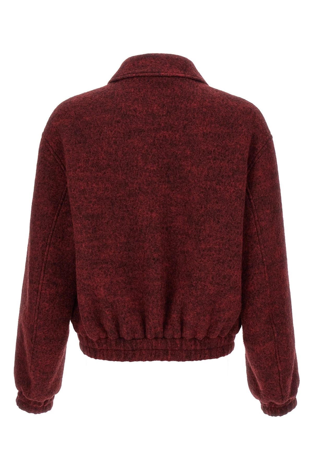 Mélange wool bomber jacket - 3