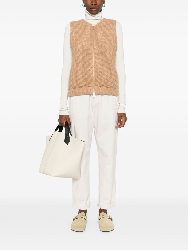 FABIANA FILIPPI sequin-embellished gilet outlook