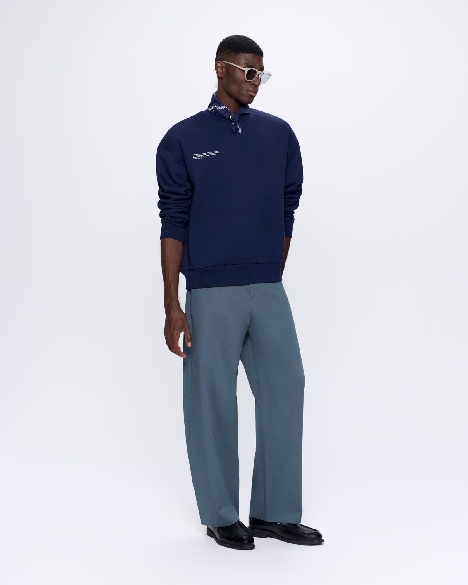 Mens 365 Heavyweight Sweatshirt - Navy Blue - 3