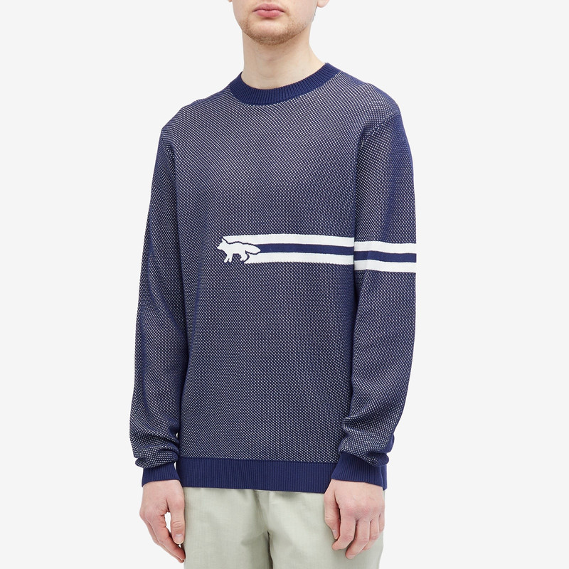 Maison Kitsuné Maison Kitsuné Flash Fox Knit Sweat outlook