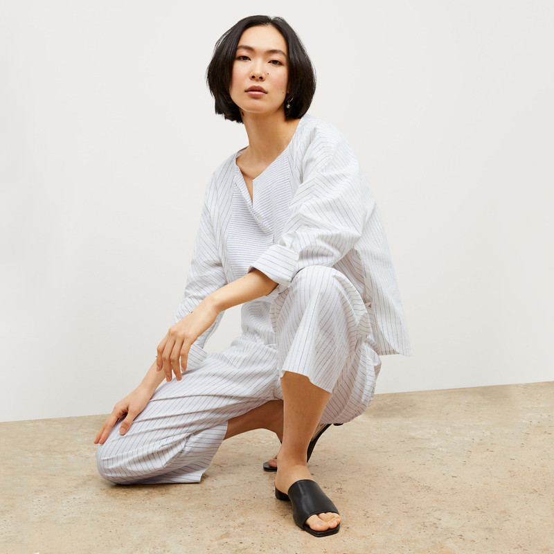 Madelyn Pull-On Pant - Poplin Stripe 7