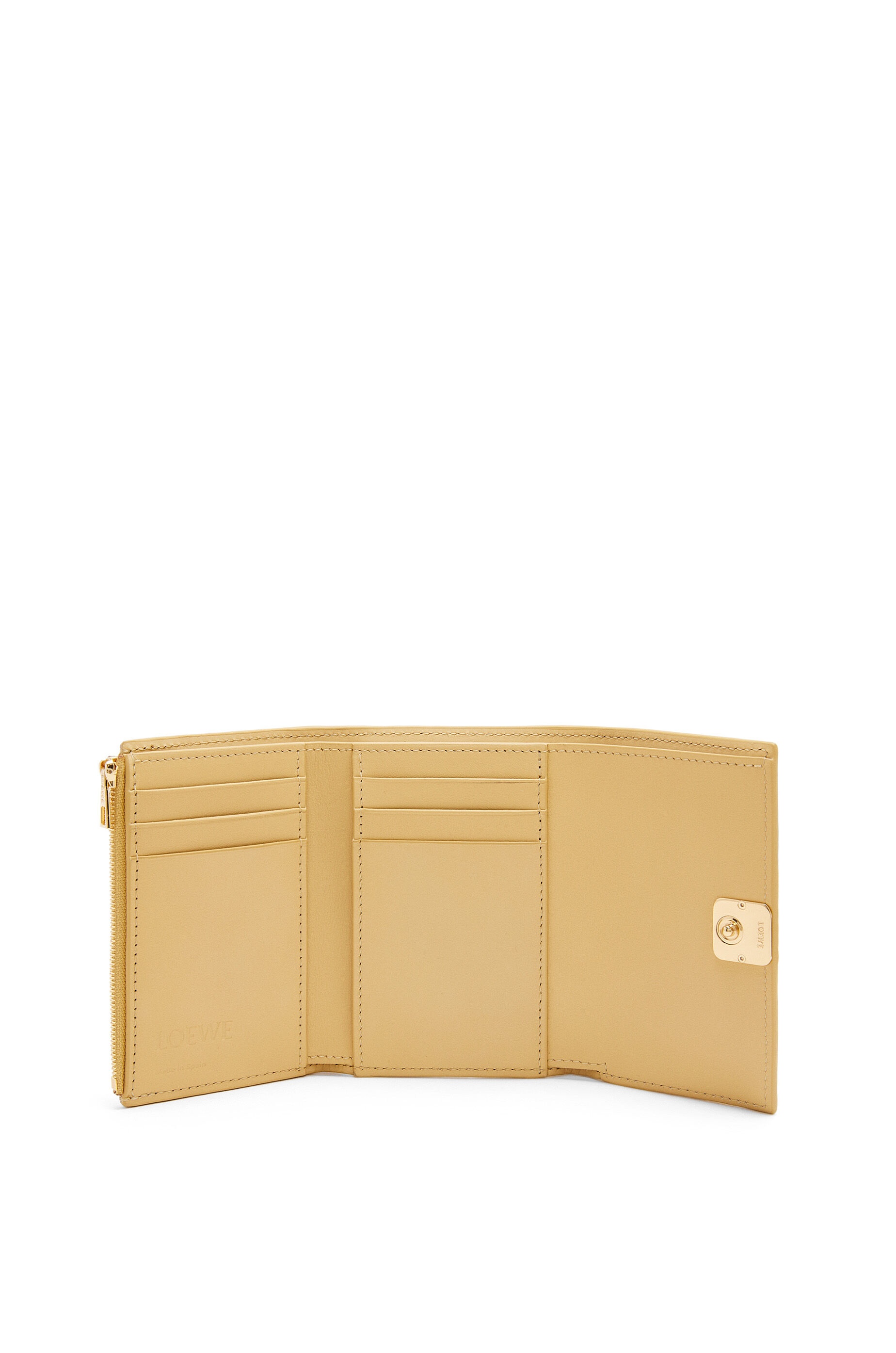 Puffer Anagram small vertical wallet in shiny nappa calfskin - 2