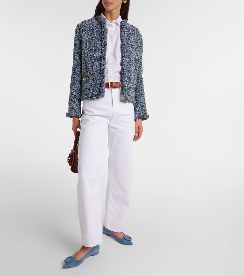 Gianvito Rossi Venezia suede ballet flats outlook