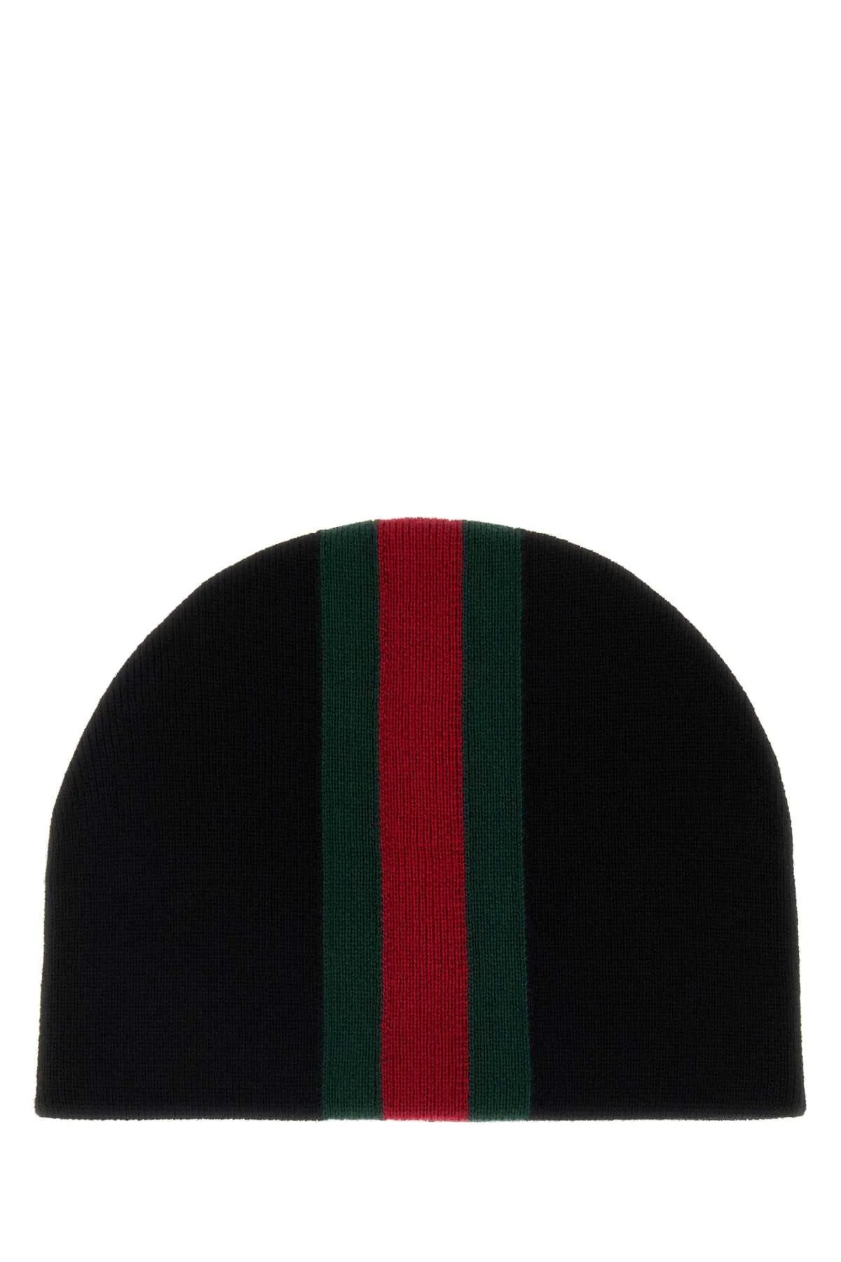 Gucci Men Black Wool Beanie Hat - 1