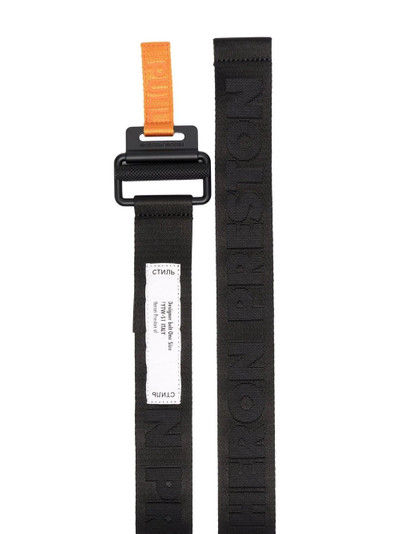 Heron Preston Tape logo belt outlook