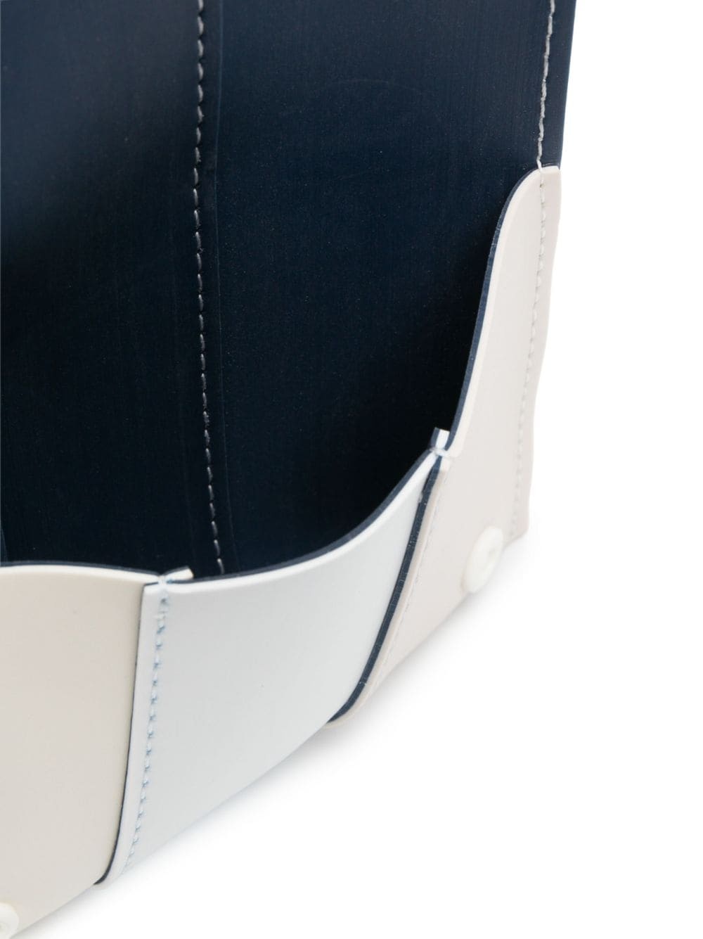 panelled-design leather wallet - 3