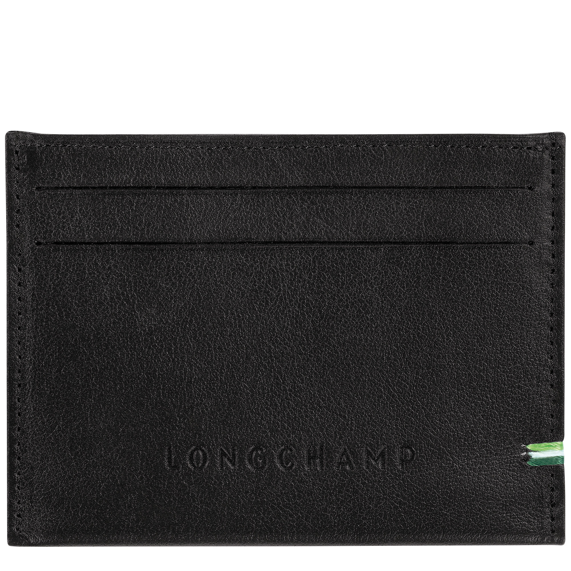 Longchamp sur Seine Card holder Black - Leather - 1