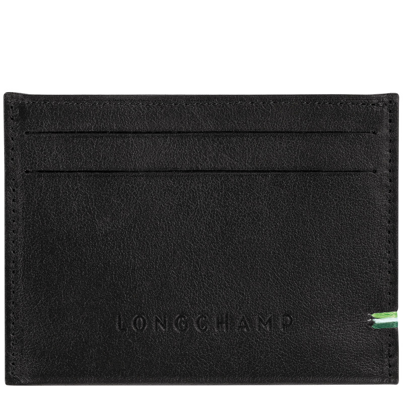Longchamp sur Seine Card holder Black - Leather 1